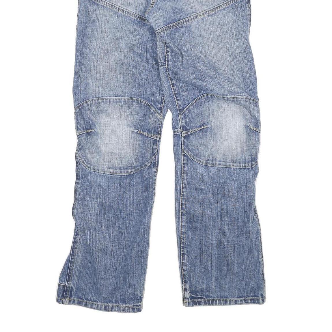 G-STAR Mens Jeans Blue Relaxed Straight Denim Medium W26 L29 Button Closure