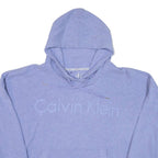 CALVIN KLEIN Womens Purple Hoodie L