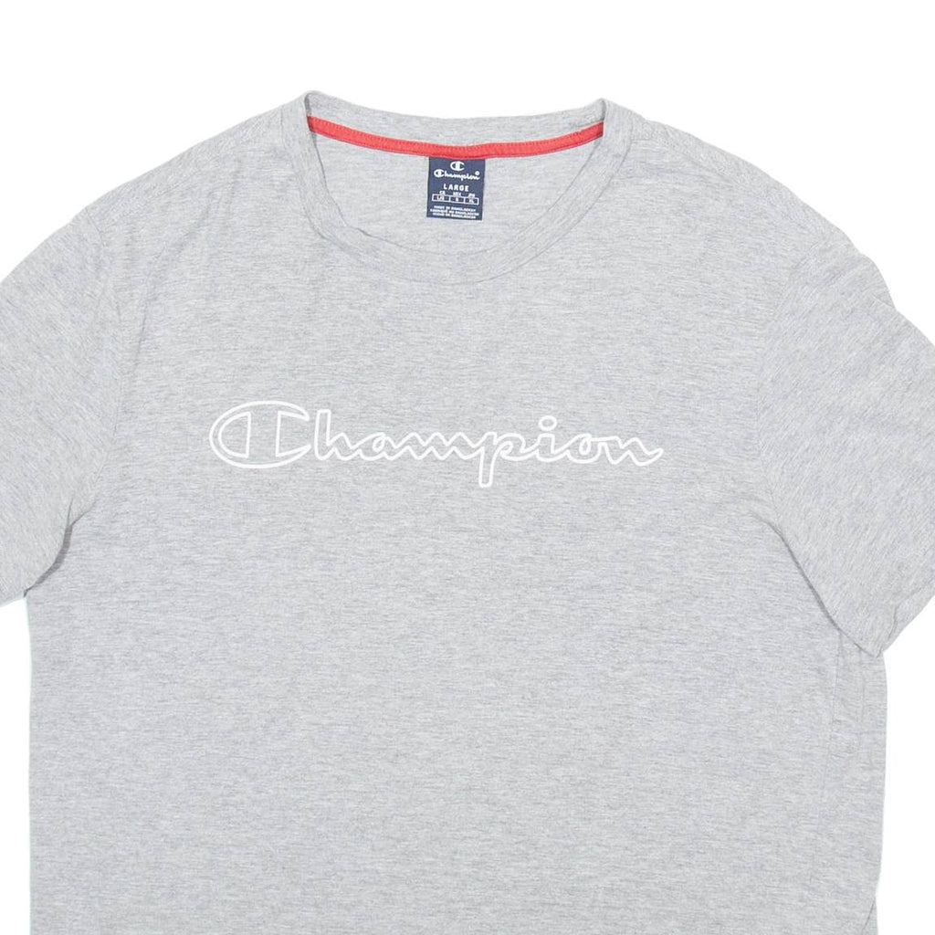 CHAMPION Mens T-Shirt Grey L