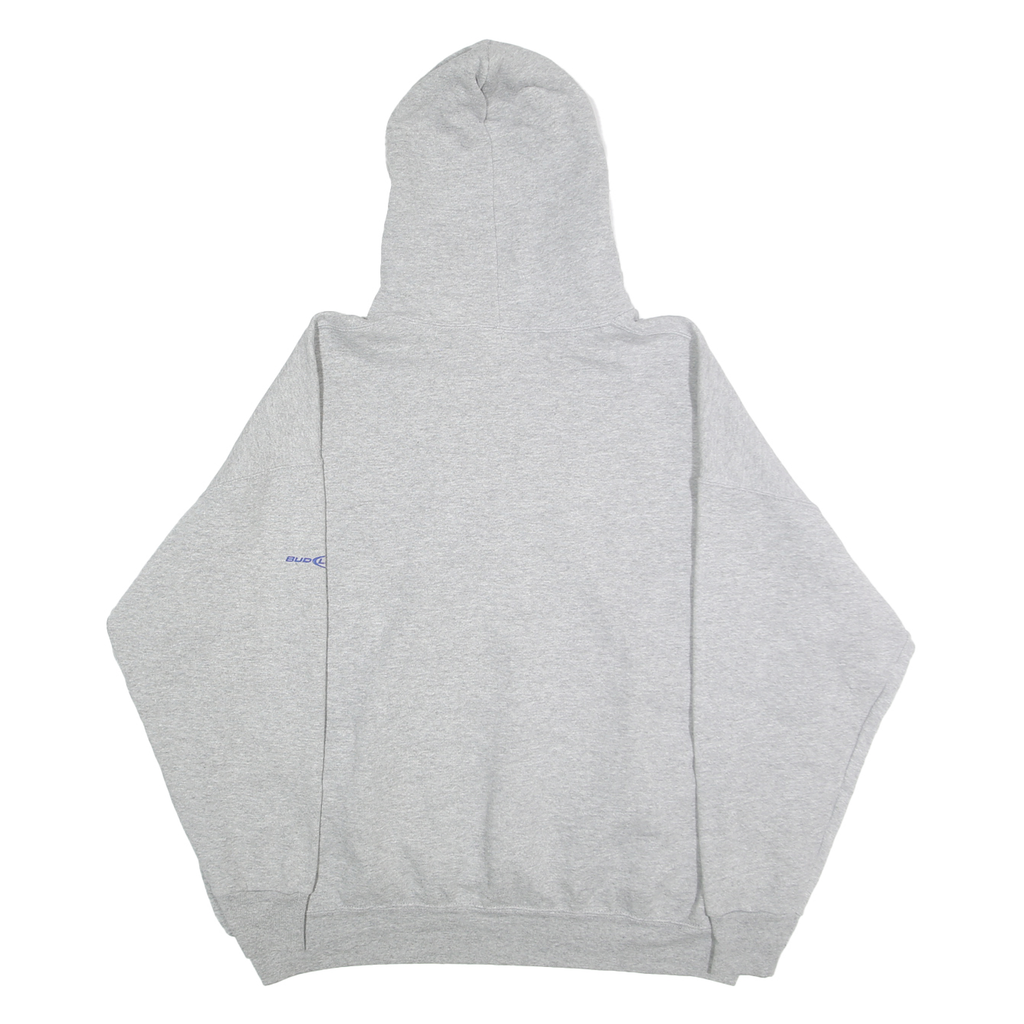 NFL Mens Grey 75 Seasons Hoodie XL Official Cotton Blend Pullover