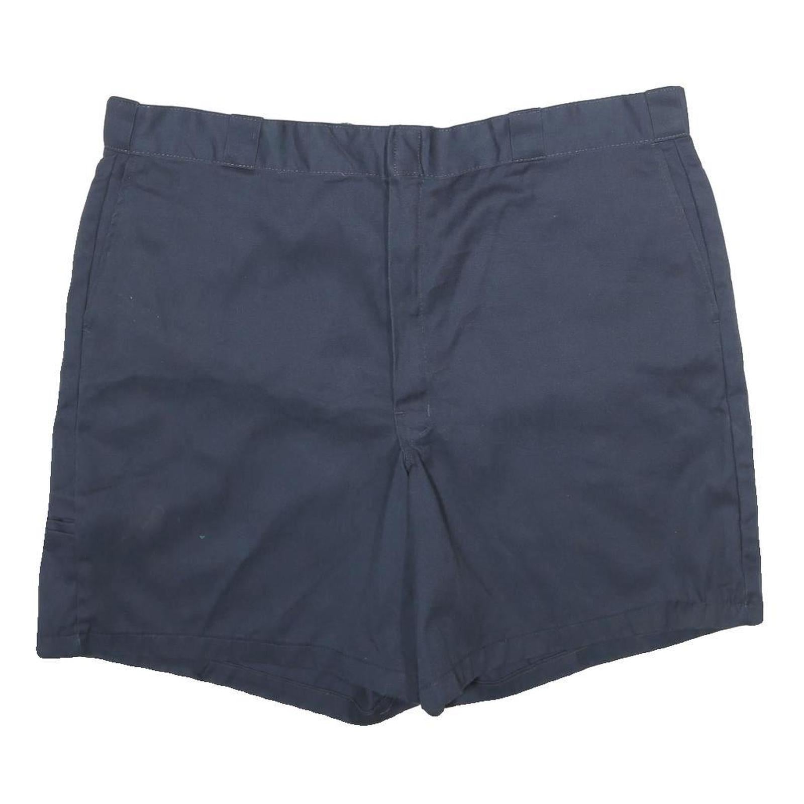 DICKIES Mens Shorts Navy Blue Casual Classic 2XL W44 Polyester Blend