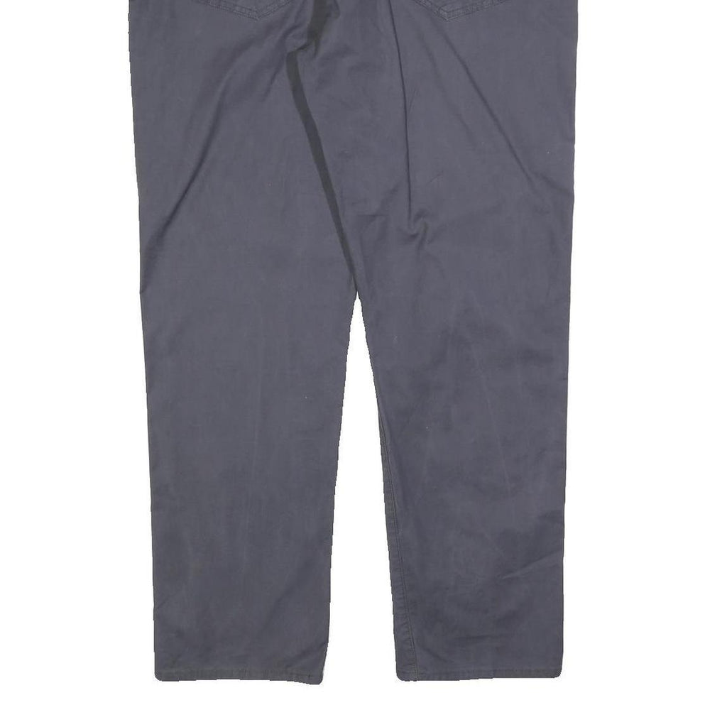 CALVIN KLEIN Mens Cotton Blend Grey Slim Straight Trousers W38 L30 Stylish