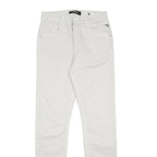 REPLAY Womens White Slim Skinny Denim Cotton Blend W26 L31 Stylish Summer Jeans