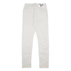 REPLAY Womens White Slim Skinny Denim Cotton Blend W26 L31 Stylish Summer Jeans