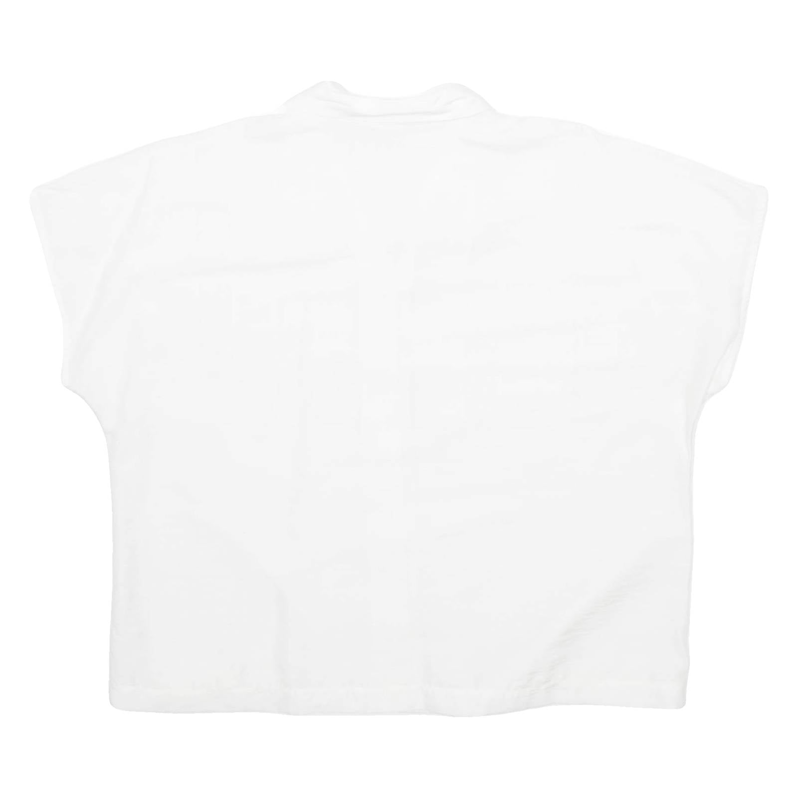 Womens Blouse White Collared L