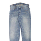 LEVI'S 501 Mens Jeans Blue Regular Straight Denim Medium W29 L28 Classic Style