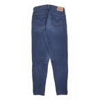 LEVI'S 710 Womens Jeans Blue Slim Skinny Denim W27 L30 Stretch Zip