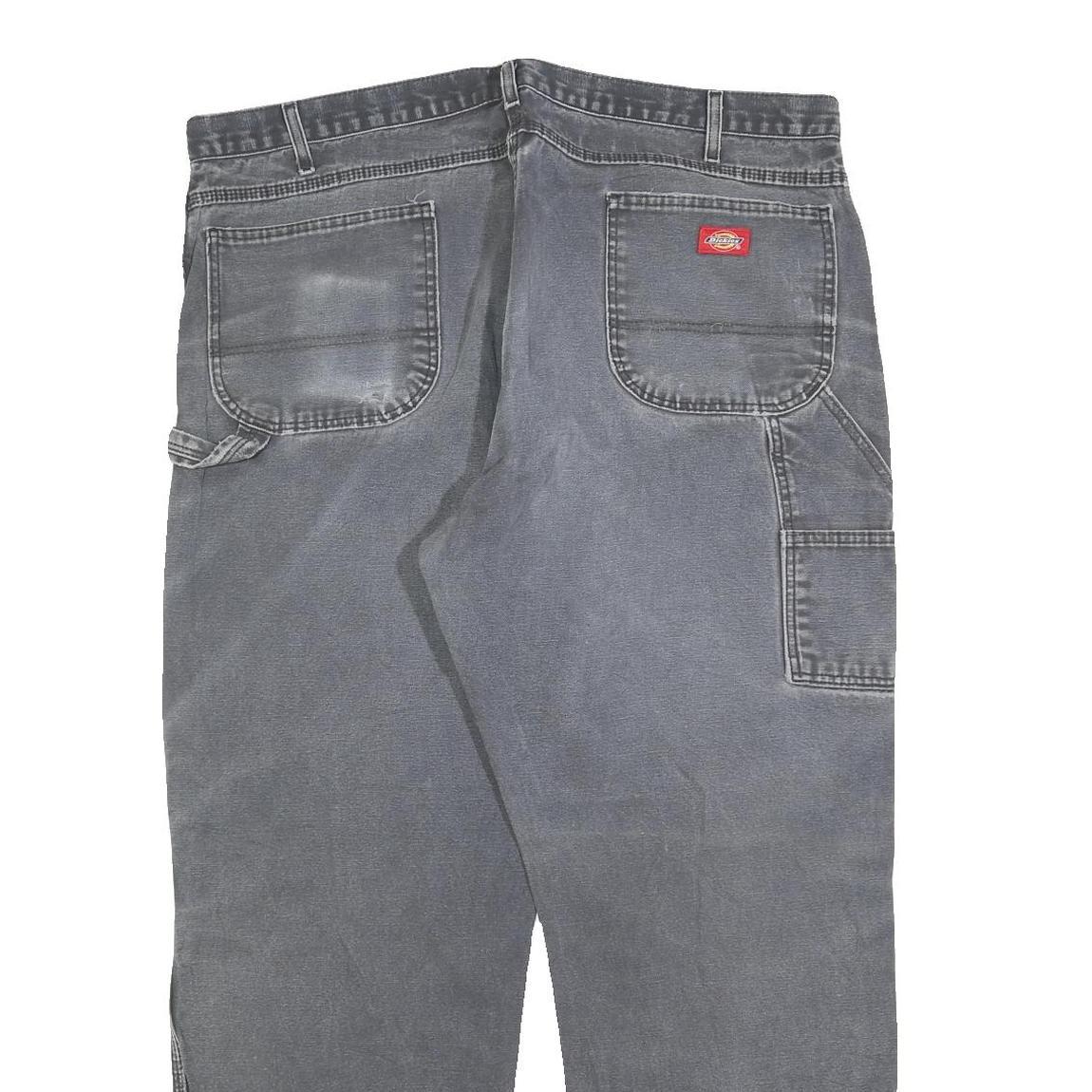 DICKIES Mens Regular Fit Work Jeans Blue Denim W40 L32 Utility Pocket Zip