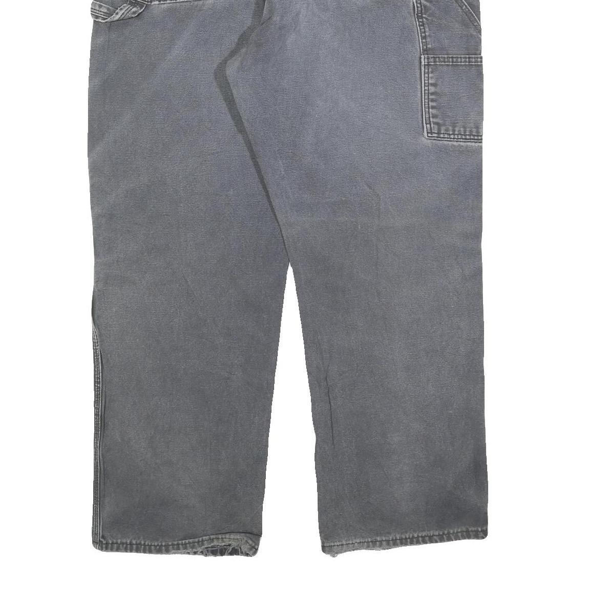 DICKIES Mens Regular Fit Work Jeans Blue Denim W40 L32 Utility Pocket Zip