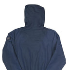 ELLESSE Mens Navy Blue Jacket M Polyester Plain Hooded Casual Outdoor