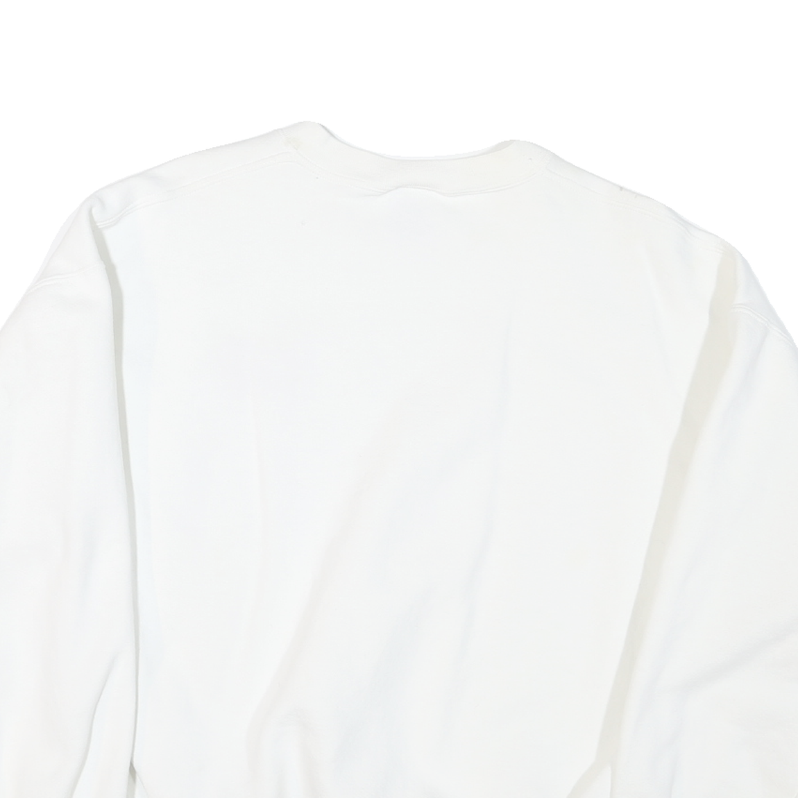 Mens White Sweatshirt SF Crew Neck XL Cotton Blend Casual Pullover