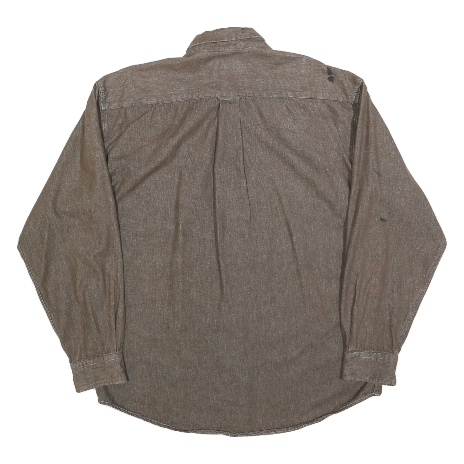 HIGH SIERRA Mens Brown Cotton Shirt M Button-Down Collar Long Sleeve Casual