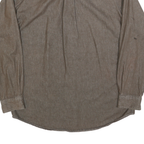 HIGH SIERRA Mens Brown Cotton Shirt M Button-Down Collar Long Sleeve Casual