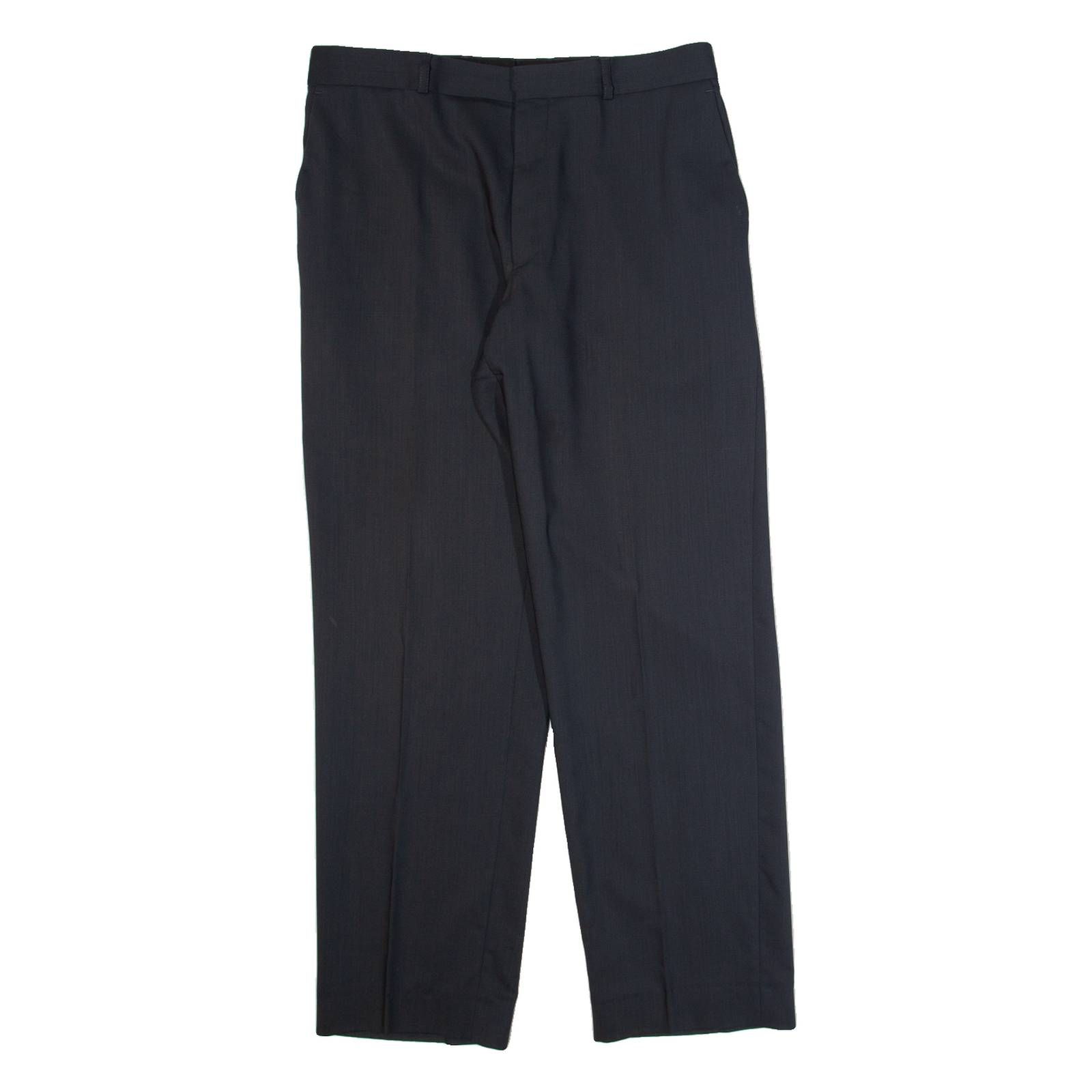 BALMAIN Suit Mens Trousers Grey Regular Straight Wool W34 L32