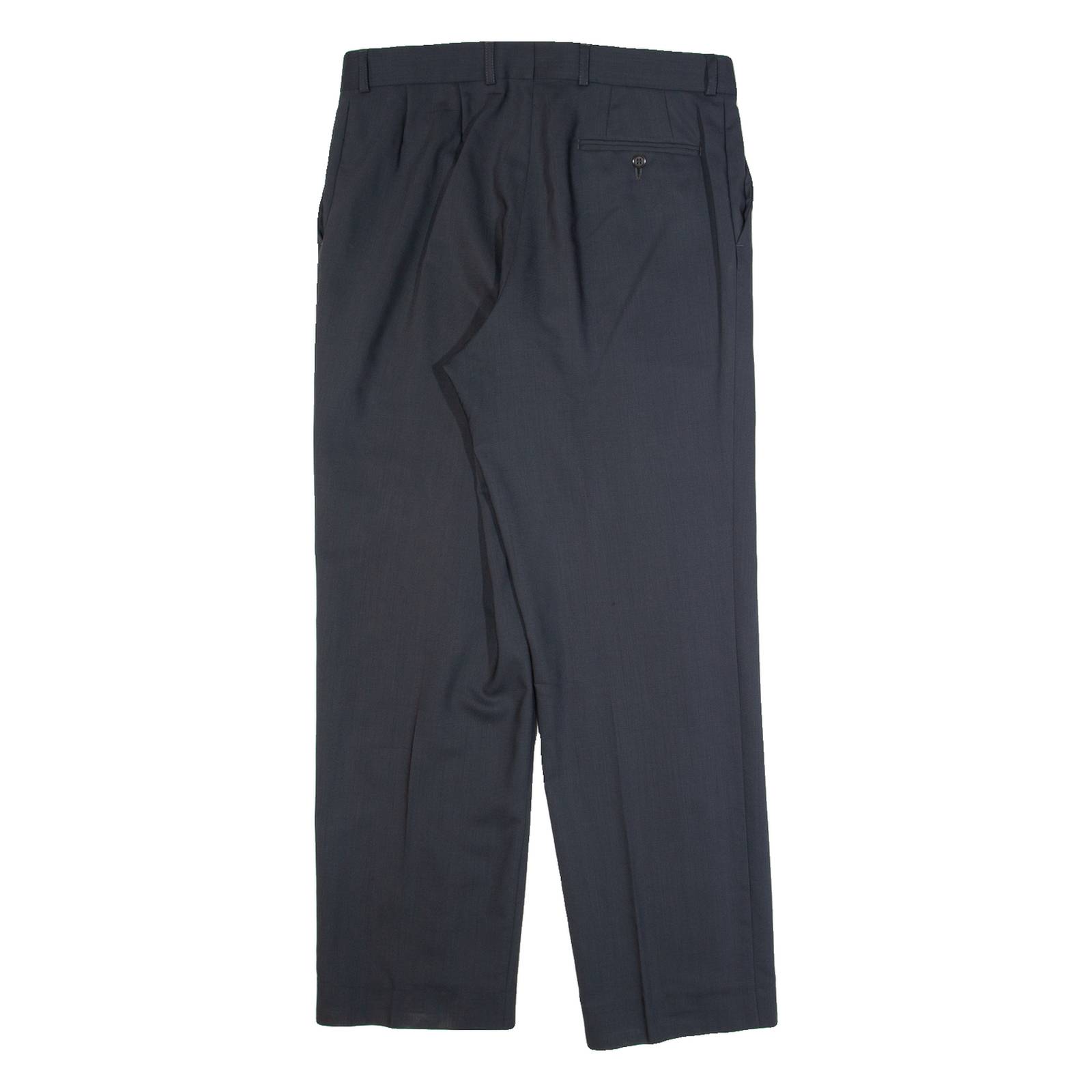 BALMAIN Suit Mens Trousers Grey Regular Straight Wool W34 L32