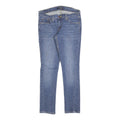 LEVI'S 524 Womens Jeans Blue Slim Skinny Denim Medium W30 L28 Cotton Blend Zip