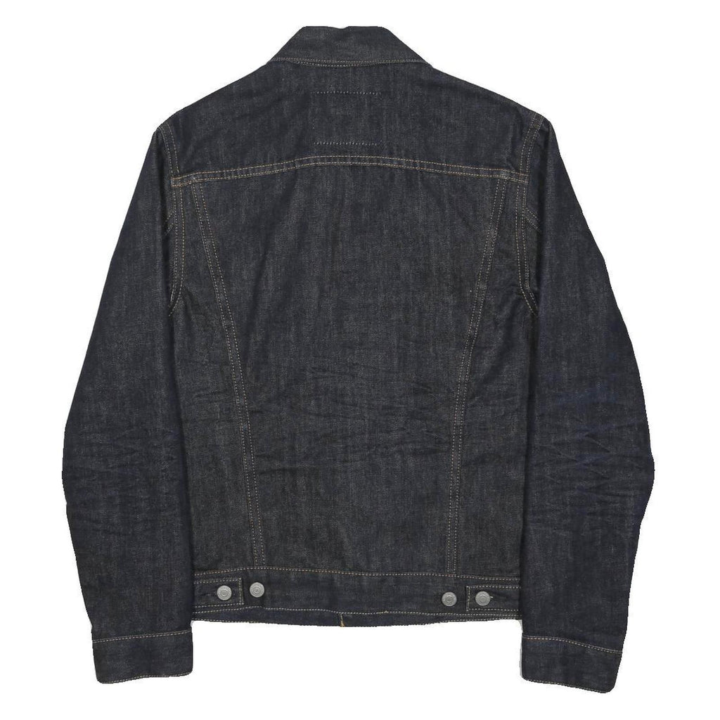 LEVI'S Mens Blue Denim Jacket S Cotton Button Front Classic Fit
