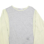 ATHLET Womens Grey & Cream Sweatshirt Crew Neck S Cotton Blend Pullover Casual