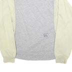 ATHLET Womens Grey & Cream Sweatshirt Crew Neck S Cotton Blend Pullover Casual