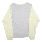 ATHLET Womens Grey & Cream Sweatshirt Crew Neck S Cotton Blend Pullover Casual