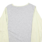 ATHLET Womens Grey & Cream Sweatshirt Crew Neck S Cotton Blend Pullover Casual