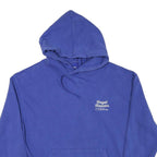 PULL & BEAR Mens Blue Hoodie M Royal Rooster Print Cotton Blend Pullover