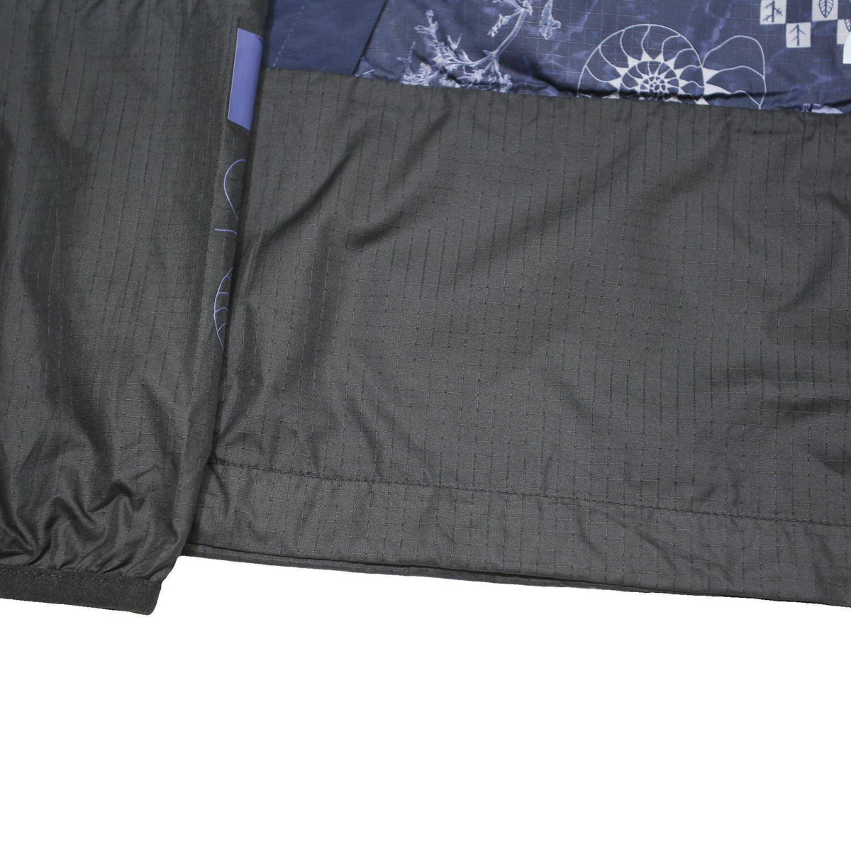 THE NORTH FACE Mens Blue Black Trailwear Lightweight Hooded Zip Jacket L