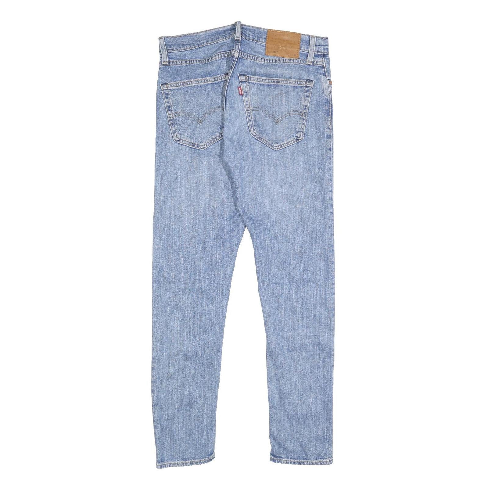 LEVI'S 512 BIG E Mens Jeans Blue Slim Skinny Denim Medium W31 L32 Authentic