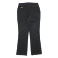 WRANGLER Womens Black Cotton Blend Regular Bootcut Trousers W31 L30 Stylish