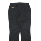 WRANGLER Womens Black Cotton Blend Regular Bootcut Trousers W31 L30 Stylish