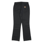 WRANGLER Womens Black Cotton Blend Regular Bootcut Trousers W31 L30 Stylish