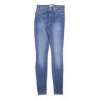 TOMMY HILFIGER Womens Slim Skinny Denim Light Blue Cotton Blend W26 L32 Slim Fit