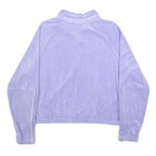 NIKE Womens Lilac Cotton Blend Zip Jacket L Casual Sportswear Lightweight