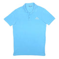 KAPPA Mens Blue Short Sleeve Plain S Polo Shirt Cotton Blend Casual