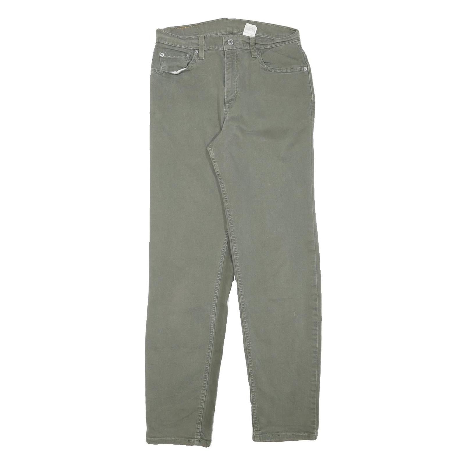 LEVI'S Womens Regular Fit Straight Leg Denim Medium W28 L30 Cotton Blend Zip