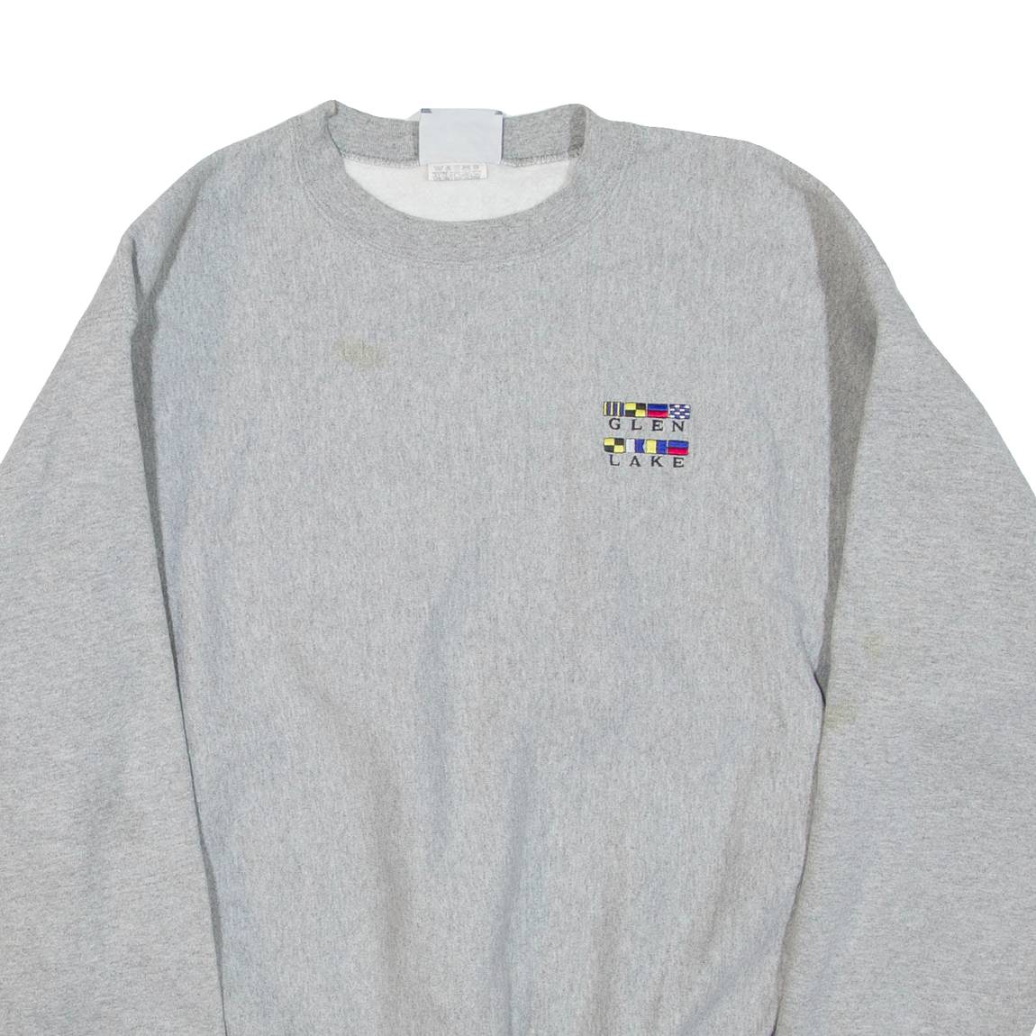 LEE Glen Lake Mens Sweatshirt Grey Crew Neck USA L