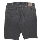 WRANGLER Mens Black Denim Casual Shorts XL W38 5 Pocket Classic Fit