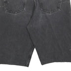 WRANGLER Mens Black Denim Casual Shorts XL W38 5 Pocket Classic Fit