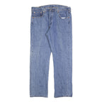 LEVI'S 501 Mens Jeans Blue Regular Straight Denim Medium W38 L32 Classic Fit