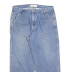 LEVI'S Womens Jeans Blue Relaxed Straight Denim Medium W38 L30 Utility Workwear