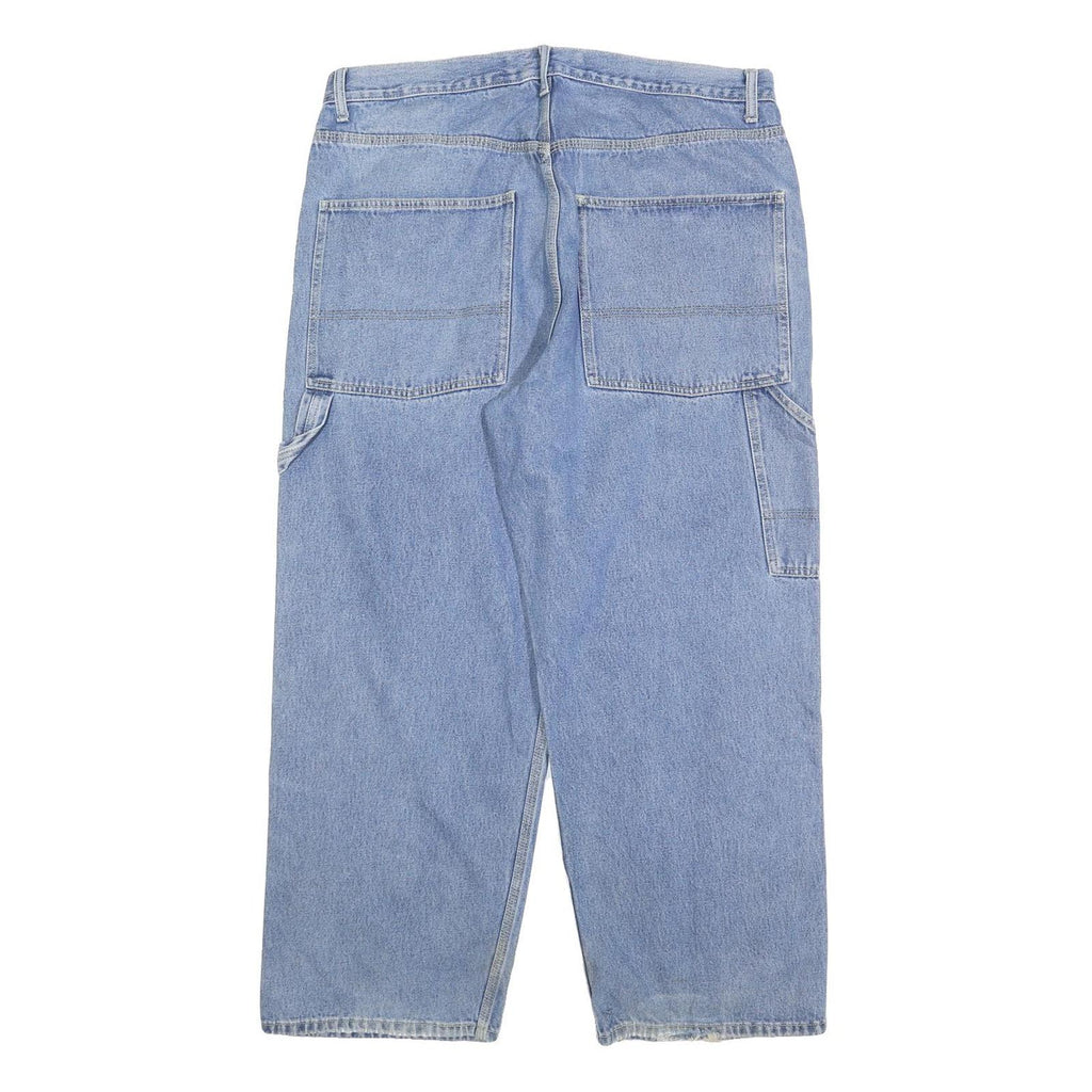LEVI'S Womens Jeans Blue Relaxed Straight Denim Medium W38 L30 Utility Workwear