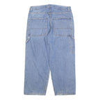 LEVI'S Womens Jeans Blue Relaxed Straight Denim Medium W38 L30 Utility Workwear