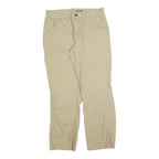 CARHARTT Mens Cotton Blend Beige Relaxed Fit Straight Trousers W32 L30 Workwear