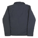 COLUMBIA Mens Black Outdoor Jacket M Polyester Blend Zip Plain Lightweight