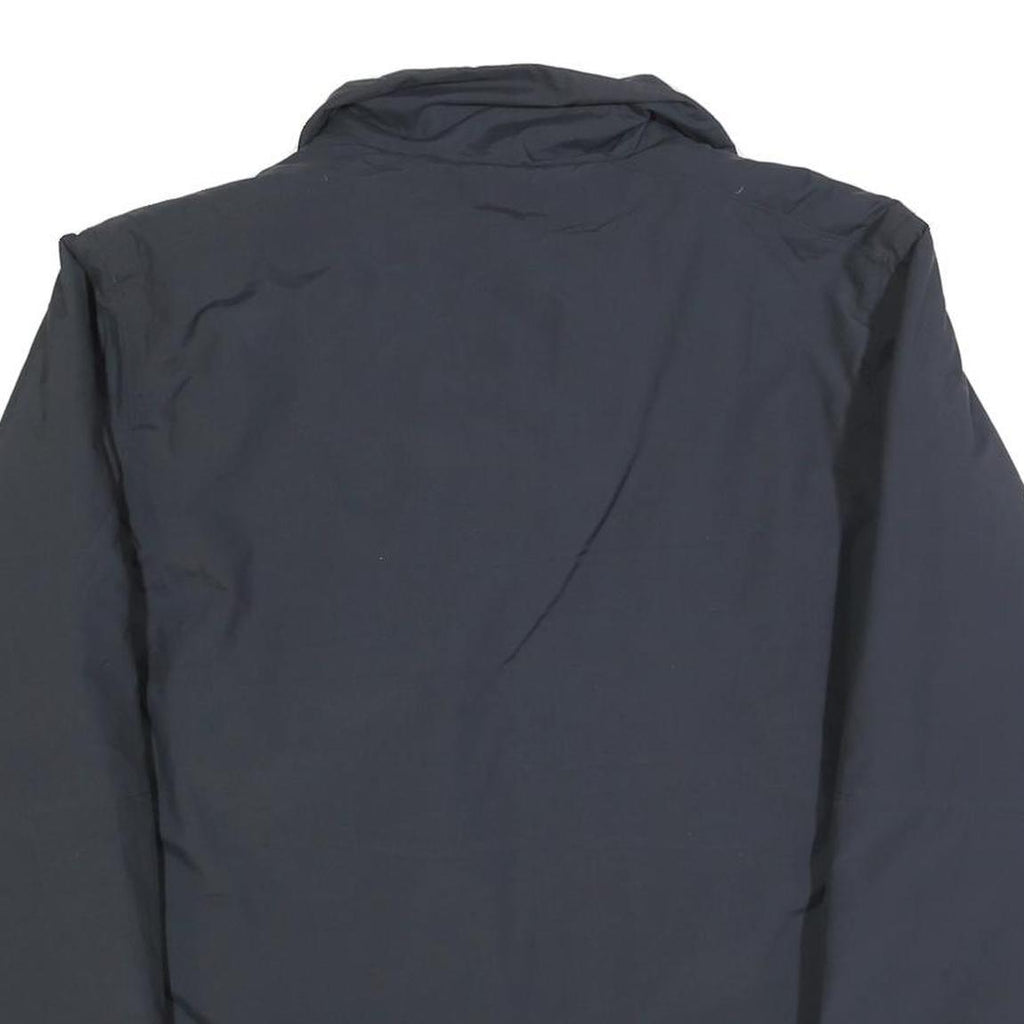 COLUMBIA Mens Black Outdoor Jacket M Polyester Blend Zip Plain Lightweight