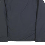 COLUMBIA Mens Black Outdoor Jacket M Polyester Blend Zip Plain Lightweight