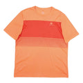 ARTENGO Mens Orange & Red Graphic T-Shirt L Short Sleeve Crew Neck Sports