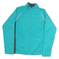 REEBOK Womens Blue & Grey Track Jacket XL Polyester Zip Activewear Sportswear
