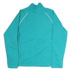 REEBOK Womens Blue & Grey Track Jacket XL Polyester Zip Activewear Sportswear