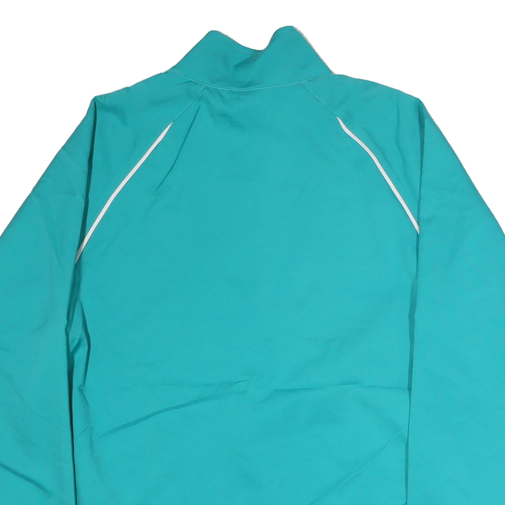 REEBOK Womens Blue & Grey Track Jacket XL Polyester Zip Activewear Sportswear